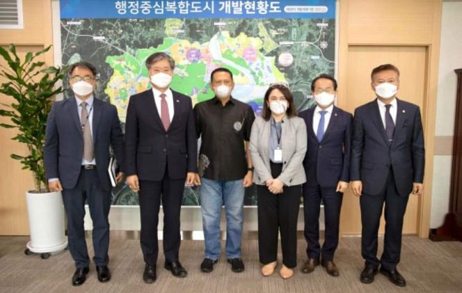 
					Ketua MPR RI  Tinjau Pembangunan Ibu Kota Administratif Sejong di Korea Selatan