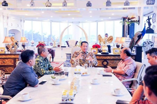 
					Bertemu Wartawan Senior Waketum Partai Golkar Bamsoet Dorong Peningkatan Gerakan Wakaf