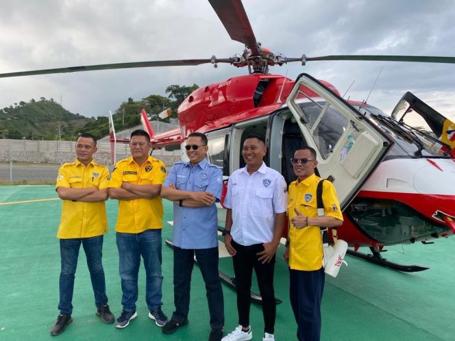 
					Ketua Umum IMI Pusat,  Bambang Soesatyo bersama Wakapolda NTB dan Ketua IMI NTB