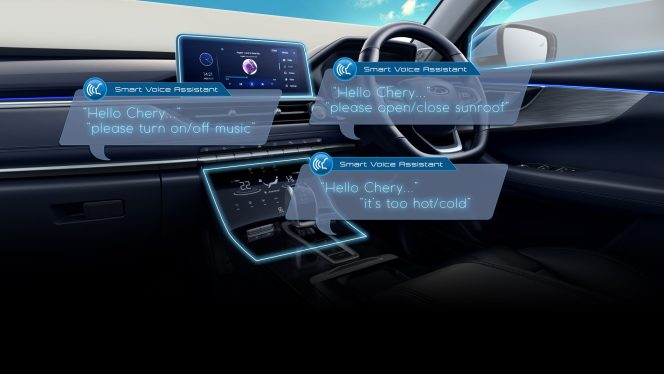 
					Voice Assistance di Mobil Chery Tiggo Bisa Untuk Operasikan Sunroof