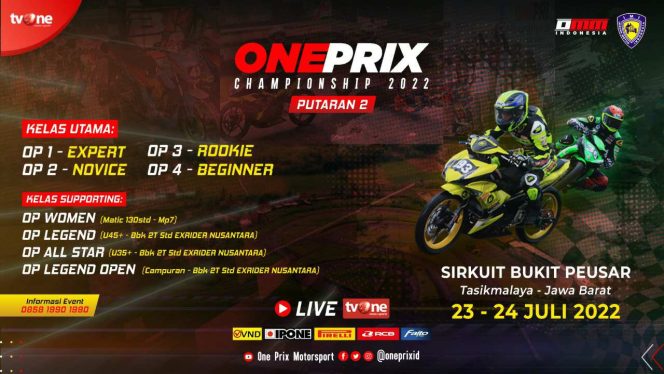 
					Sirkuit Bukit Peusar Tasikmalaya Siap Menggelar  Oneprix Indonesia Motorprix Championship 2022 Putaran 2