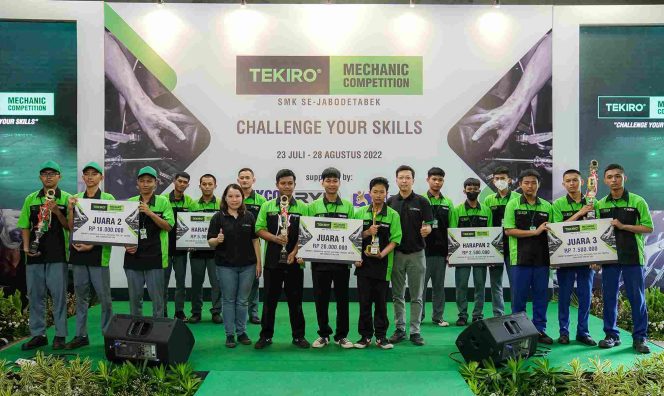
					TEKIRO Umumkan Pemenang Tekiro Mechanic Competition 2022