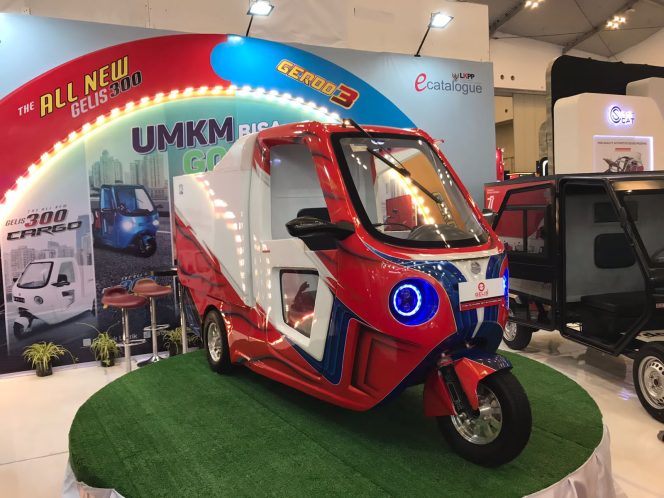 
					Gelis Pamerkan Gerobak Listrik Roda 4 di GIIAS 2022