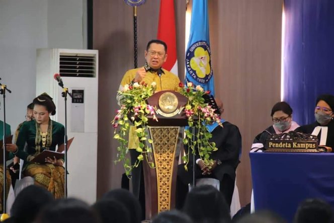 
					Ketua MPR RI Bamsoet Tegaskan Bela Negara Tanggungjawab Seluruh Warga Negara Indonesia