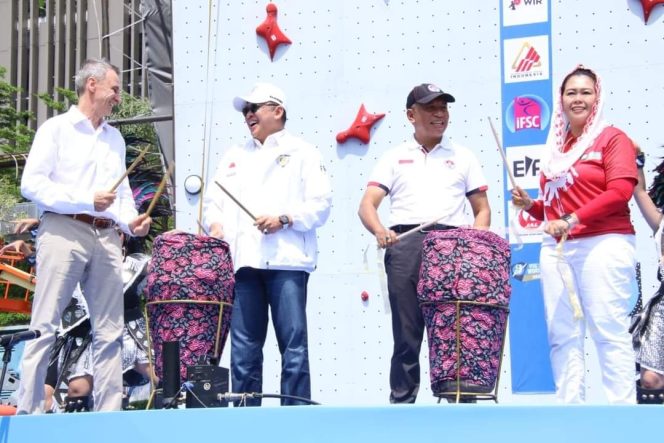 
					Bamsoet Hadiri Pembukaaan International Federation of Sport Climbing World Cup Jakarta 2022