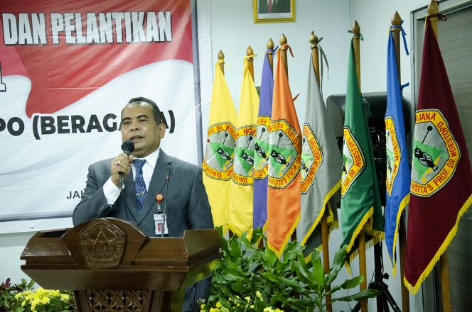 Rektor Universitas Prof. Dr. Moestopo (Beragama), Prof. Dr. H. Paiman Raharjo, M.M., M.Si