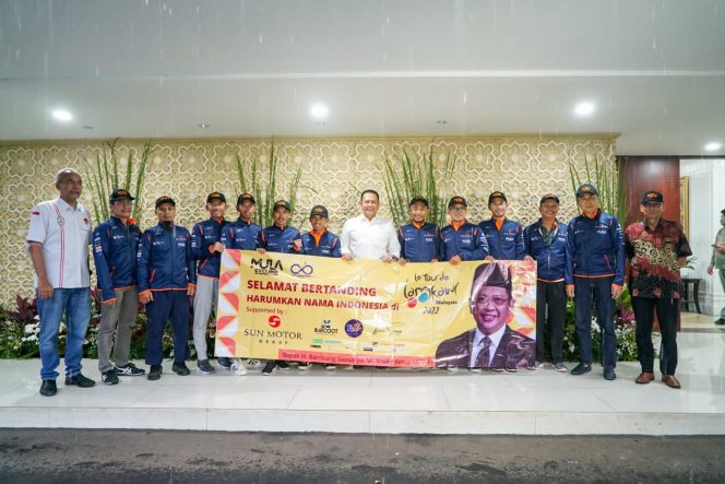 
					Ketua MPR RI Dukung Atlet Balap Sepeda Indonesia Bertanding di Kejuaraan Balap Sepeda Tour de Langkawi Malaysia