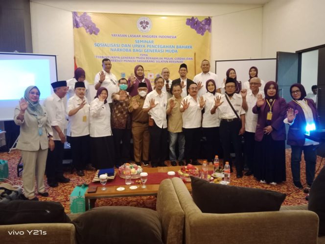 Prihatin Angka Narkoba di Tangsel, Yayasan Laskar Anggrek Gelar Seminar Bahaya Narkoba
