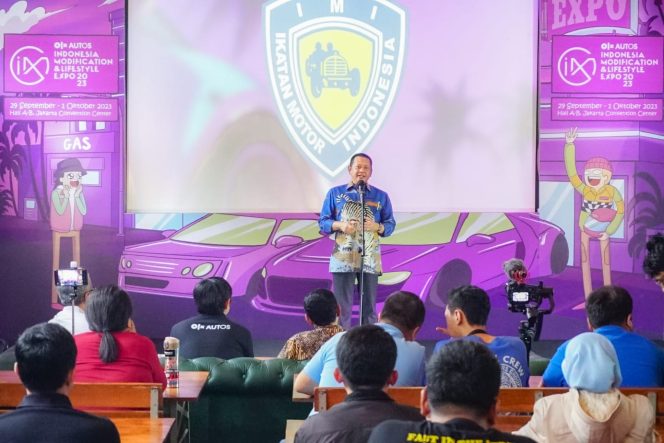 
					Ketua Umum IMI Bamsoet Siap Gelar Black Stone Live Modz 2023 All Star Challenge