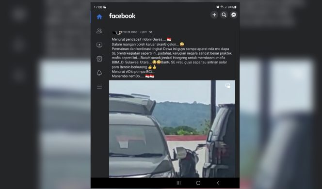 
					Video Viral Terkait BBM Solar Yang Ada Di SPBU Manembo-nembo Adalah Hoax