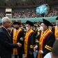Ganjar Pranowo Saat Orasi Ilmiah di Wisuda Universitas Moestopo / Foto: Dok UPDM (B)
