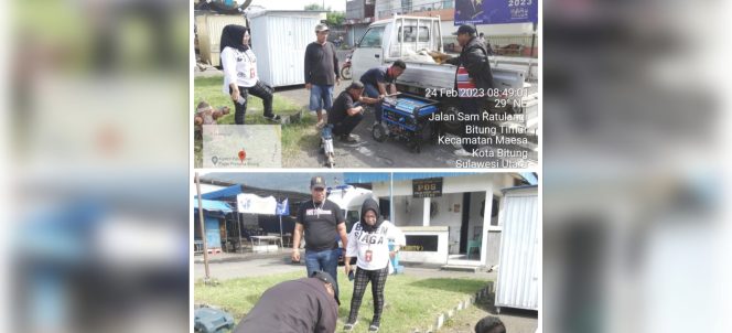 
					Bagian Dari Pelayanan Perumda, Unit Pasar Cita Pasang Air Bersih Di Kanopi