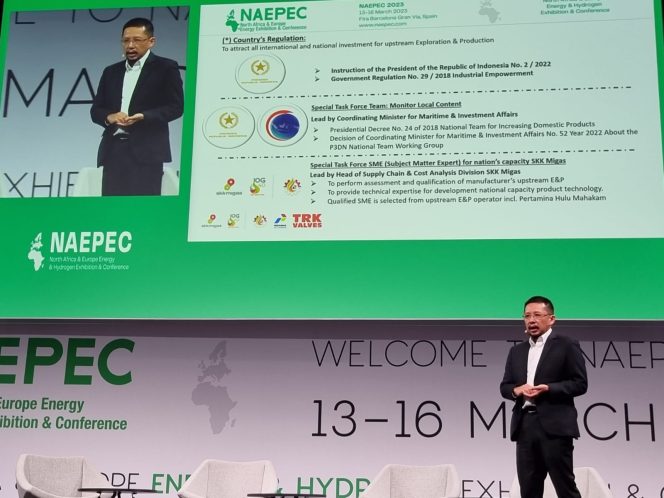 
					SKK Migas Jelaskan Soal Kapasitas Nasional Dalam Negeri di Ajang Internasional  North Africa and Europa Energy Confrence