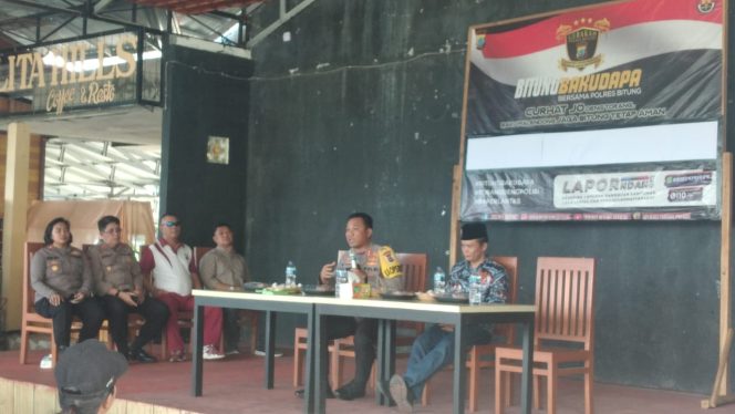 
					Menggelar Jumat Curhat, POLA Siap Bersinergi Dengan Polres Kota Bitung