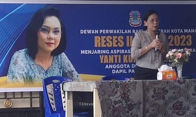 
					Gelar Reses, Yanti Kumendong Serap Aspirasi Masyarakat Dapil Paal II-Tikala