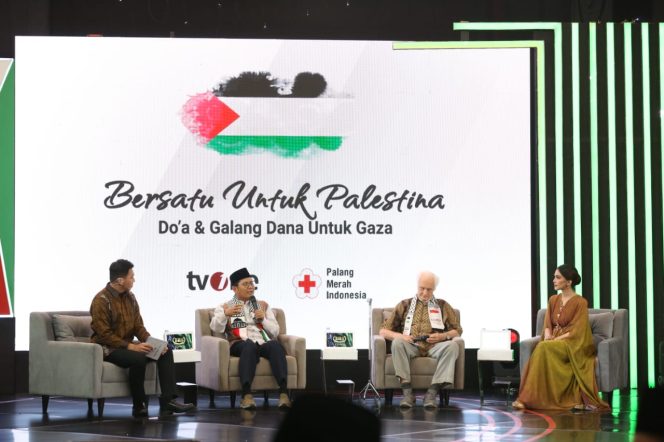 
					Tvone Bersama PMI Menggalang Bantuan kemanusiaan Untuk Palestina