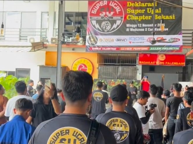 
					Ratusan Bikers Hadiri Deklarasi komunitas “SUPER UGAL” Chapter Bekasi