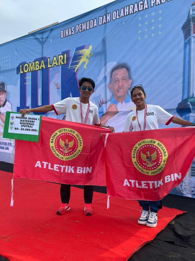 
					Atlit BIN Juara Lari Nasional di HUT Provinsi Jambi