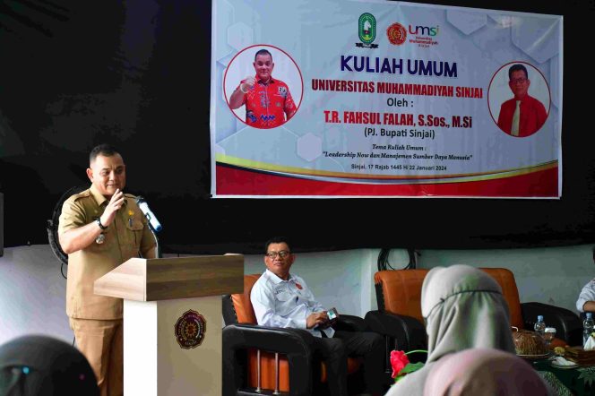 
					Penjabat (Pj) Bupati Sinjai T.R. Fahsul Falah berkomitmen untuk memajukan Perguruan Tinggi Muhammadiyah