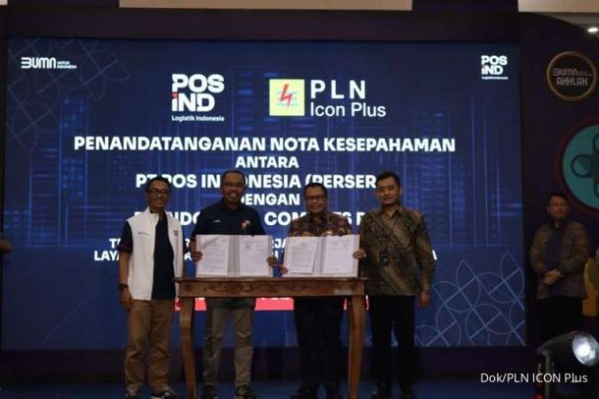 
					Sinergi BUMN, PLN Icon Plus dan Pos Indonesia Sepakat Jalin Kerja Sama Strategis