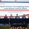 Rapat Umum Pemegang Saham Luar Biasa (RUPSLB) Tahun 2024 yang digelar pada Jumat 23 Februari 2023, di Aston Serang Hotel & Convention ( foto : INAnews)