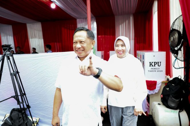 Setelah Pensiun dari Polri, Tito Karnavian Gunakan Hak Pilihnya Ikut Mencoblos