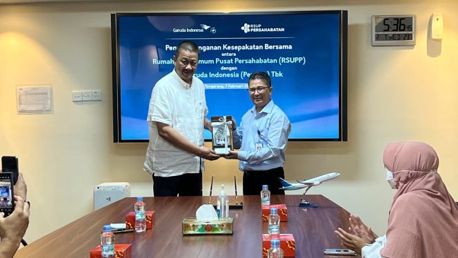 
					Garuda Indonesia Jalin Kerjasama Dengan RS Persahabatan, Peangkutan Live Human Organ