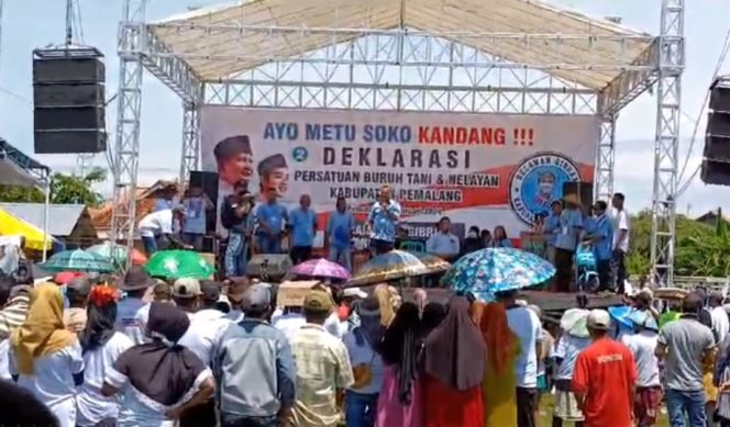 
					Buruh Petani Dan Nelayan SeKabupaten Pemalang Gelar Deklarasi Dukung Prabowo-Gibran