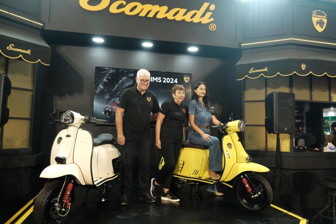 
					Perdana! Scomadi Rilis Dua Model Terbarunya di IIMS 2024