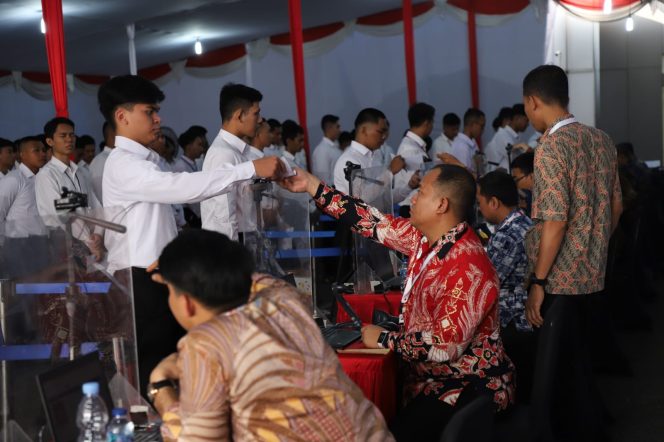 
					Foto: suasana peserta SKD sekolah kedinasan di BKN, dok. istimewa