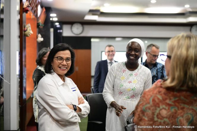 
					Foto: Menteri Keuangan (Menkeu) Sri Mulyani Indrawati terima kunjungan kerja Managing Director of Operations World Bank, Anna Bjerde, dok. Kemenkeu