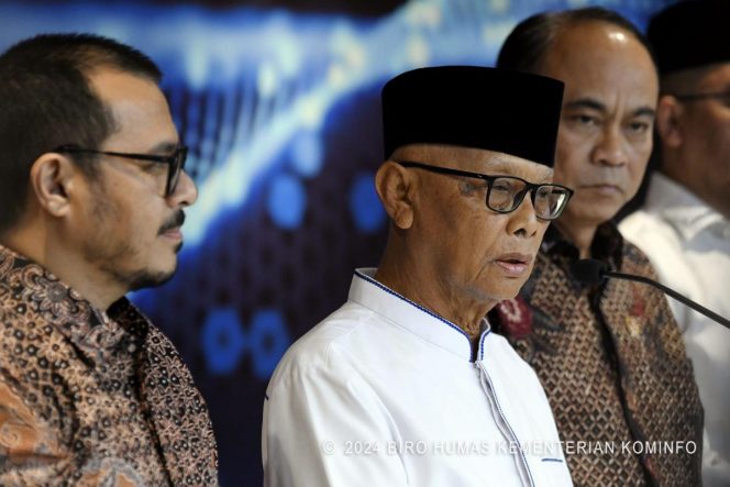 Foto: Ketum MUI Pusata KH Anwar Iskandar saat Sosialisasi Pencegahan Judi Online bersama Kominfo, dok. Kemkominfo