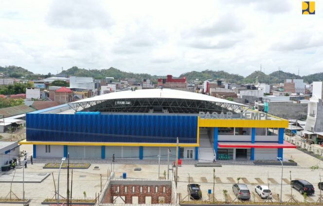 
					Foto: penampakan Pasar Tempe Sengkang, Wajo, Sulawesi Selatan (Sulsel) pada Jumat, 5 Juli 2024, diresmikan Presiden Jokowi, dok. istimewa