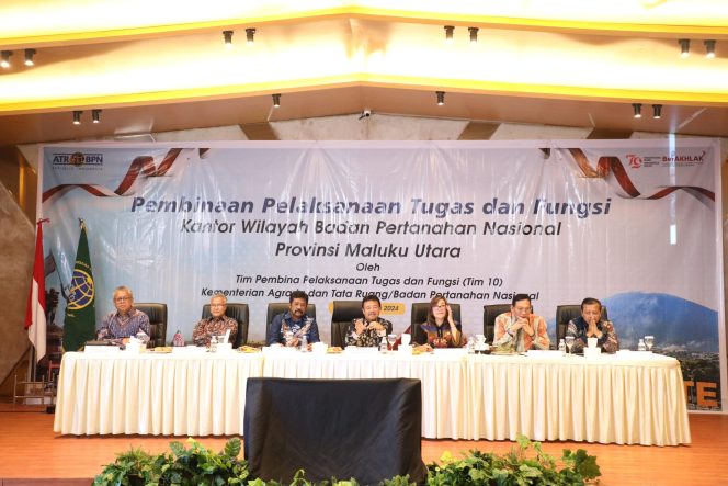 
					Foto: kegiatan Monitoring dan Evaluasi Pelaksanaan Program Strategis di Provinsi Maluku Utara (Malut), dok. Kementerian ATR/BPN