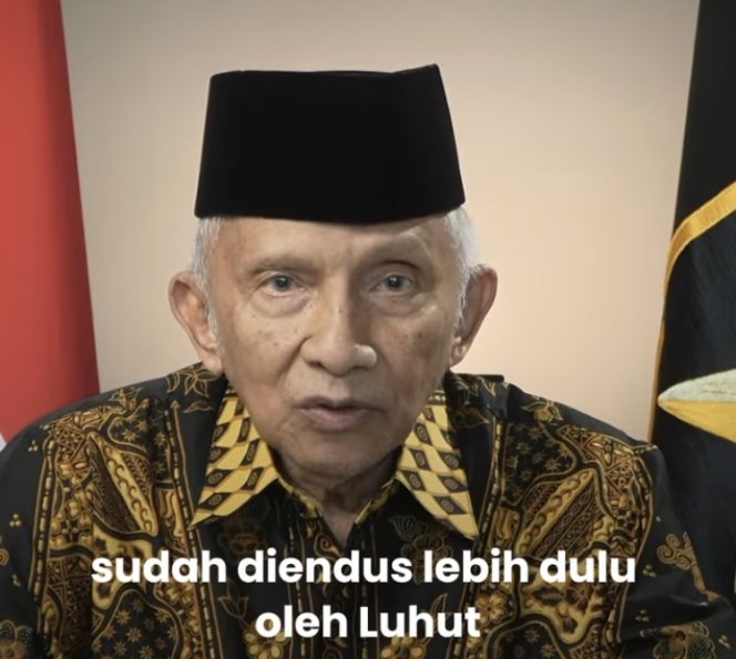 
					Foto: Prof Amien Rais/tangkapan layar