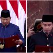 Foto: Prabowo-Gibran mengucapkan sumpah di Sidang Paripurna Pelantikan Presiden dan Wakil Presiden Terpilih 2024-2029, Ahad (20/10/2024)/tangkapan layar