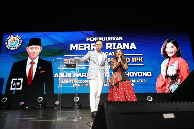 
					Menko AHY Tunjuk Merry Riana sebagai Staf Khusus di Kemenko IPK di InspiraFest Day to Grow
