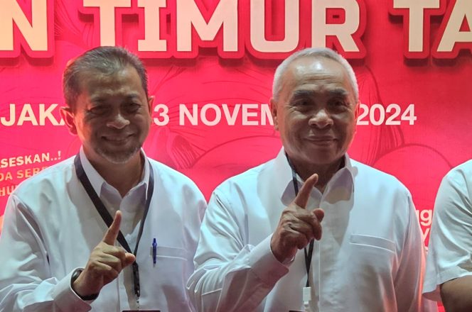 
					Pasangan Calon Gubernur dan Wakil Gubernur Kalimantan Timur, Isran Noor dan  Hadi Mulyadi