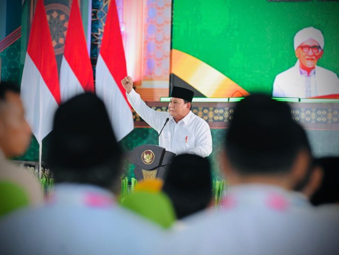 
					Presiden Prabowo Apresiasi atas Dedikasi Muslimat NU Memajukan Bangsa