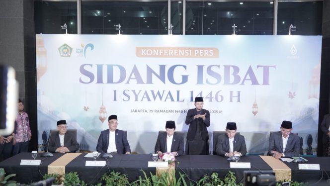 
					Hasil Sidang Isbat Hari Raya Idul Fitri 1446H, Jatuh Pada 31 Maret 2025