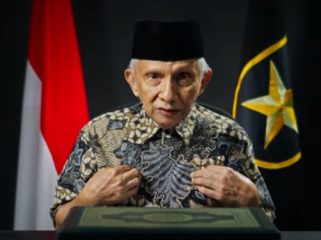 Foto: Amien Rais/tangkapan layar
