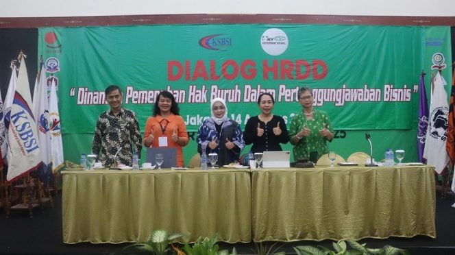 
					Agenda Menarik Dalam Rakornas KSBSI, Seminar Tentang HRDD “Dinamika Pemenuhan Hak Buruh Dalam Pertanggungjawaban Bisnis”