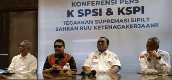 Foto: Said Iqbal (kiri)/tangkapan layar