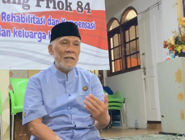 Foto: Beni Biki (perwakilan keluarga korban tragedi Tanjung Priok 84)