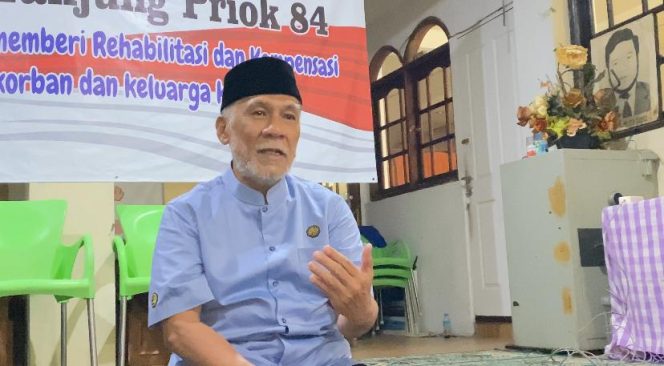 
					Foto: Beni Biki (perwakilan keluarga korban tragedi Tanjung Priok 84)