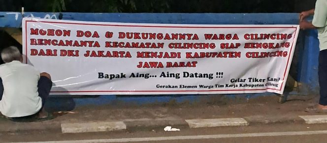 
					Warga Cilincing Minta Pisah Dari Jakarta dan Jadikan Kabupaten, FMRM : Ini Teguran Kepada Pemprov dan DPRD