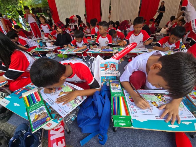 
					Roadshow Lomba Mewarnai Pertamina Enduro Nusantara Bicara Sambangi Makassar