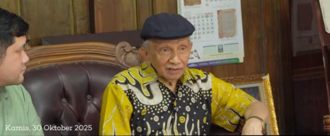 Foto: Amien Rais/tangkapan layar