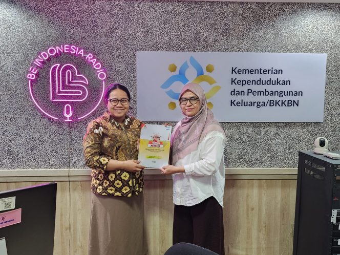 Bupati Pulau Taliabu, Sashabila Widya Mus, dalam siaran edukatif Be Radio BKKBN, Kamis 23 Oktober 2025 ( foto: dok)
