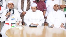 Foto: konferensi pers Panitia Reuni 212 2025, Ahad (23/11/2025)